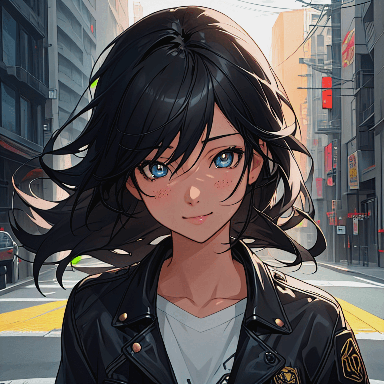 AI generated style of anime-sample