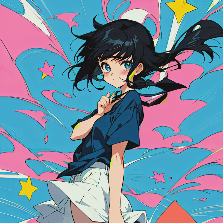 AI generated style of anime #2