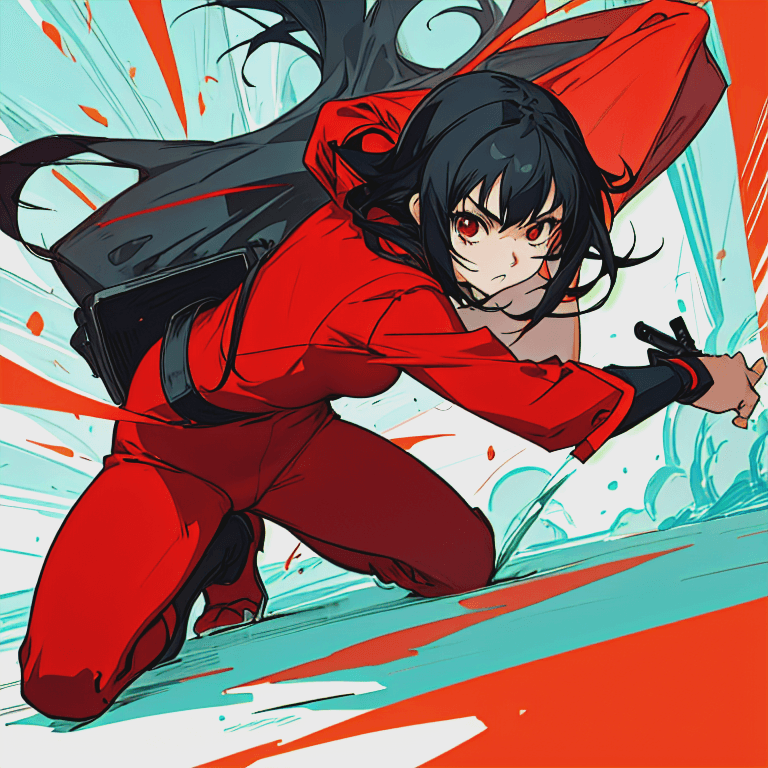 AI generated style of anime #4