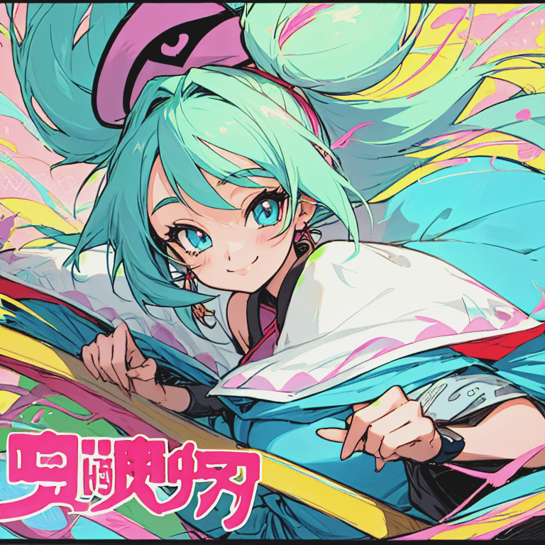 AI generated style of anime #9