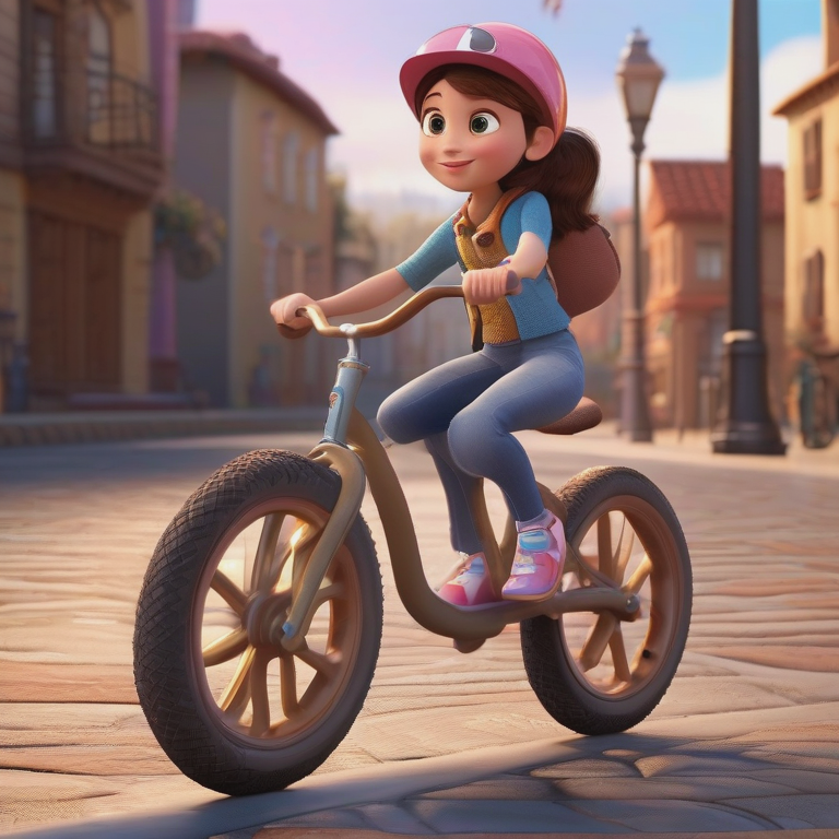 Pixar style character example 4